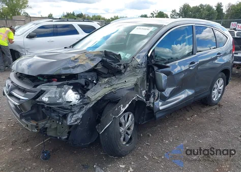 2014 Honda Cr-V Ex-L из США, поврежденный, VIN 2HKRM4H76EH608538